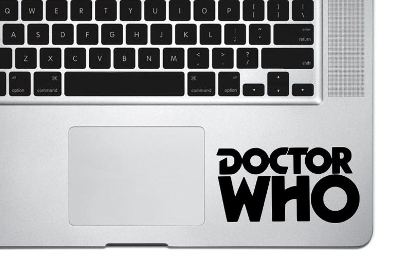 Doctor Who Vinyl Decal, Laptop Stickers, Doctor Who Stickers, MacBook Stickers, Doctor Who Decal, Car decal, iPhone decal image 1