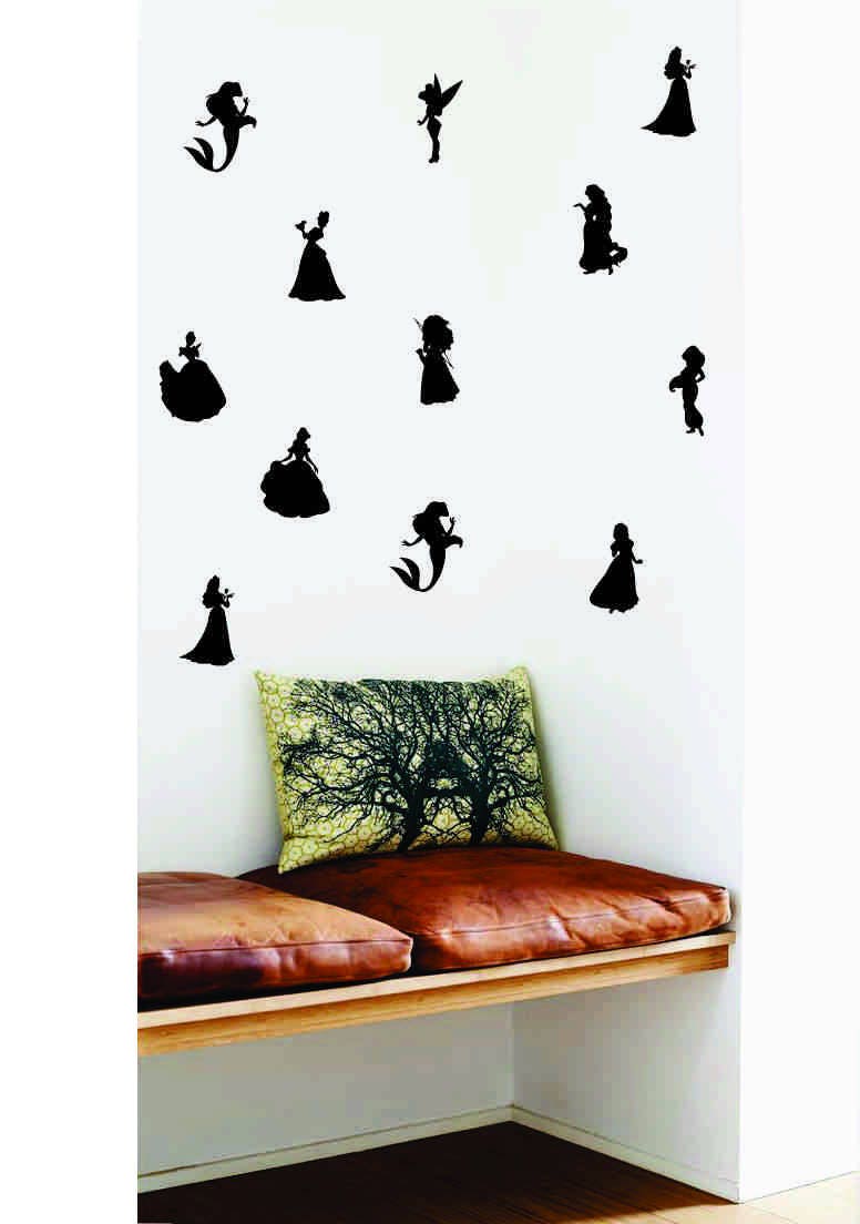 Set of 10 Disney Princesses Decals Disney Decal Disney Etsy