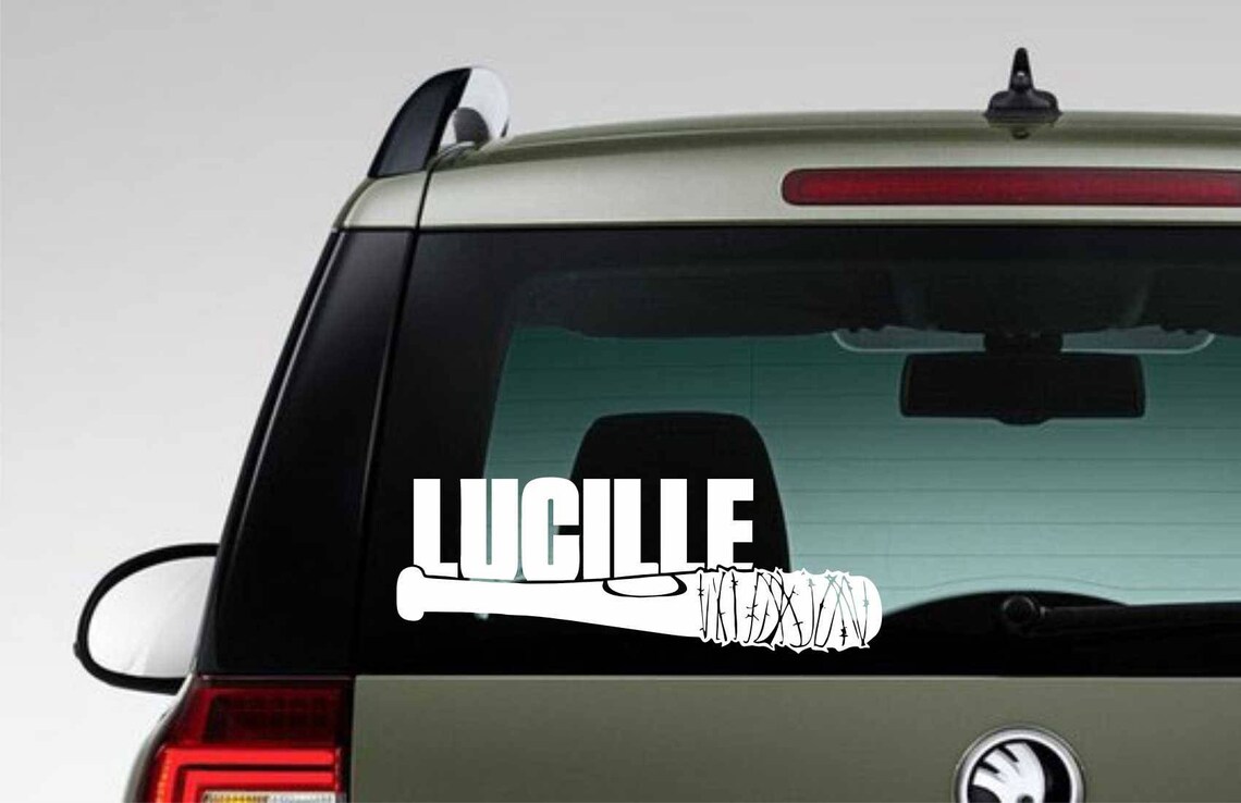 The Walking Dead Lucille Decalthe Walking Dead Decallaptop - Etsy