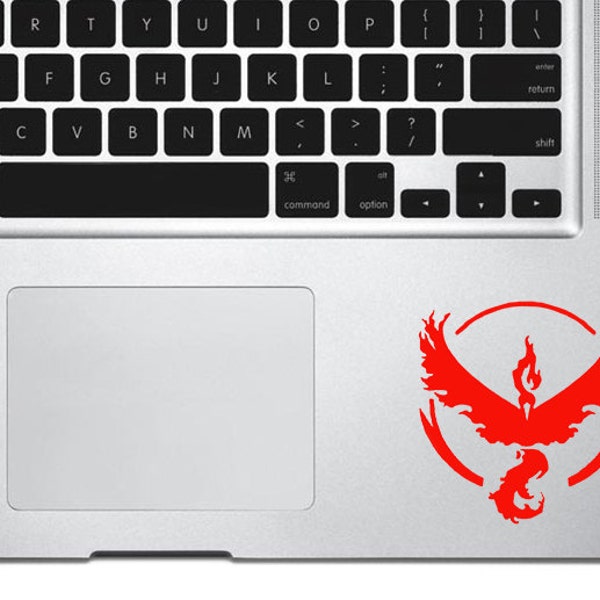 Pokemon Go - Team Valor Vinyl Decal,vinyl decals, Macbook decal, wall sticker, car decal, iphone decal, phone sticker, pokemon go