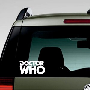 Doctor Who Vinyl Decal, Laptop Stickers, Doctor Who Stickers, MacBook Stickers, Doctor Who Decal, Car decal, iPhone decal image 3