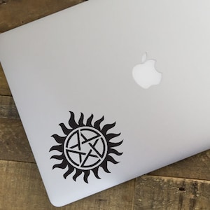 Supernatural Anti-Possession Vinyl Decal,Supernatural decal,Supernatural sticker,macbook decal, wall sticker, car decal, iphone decal