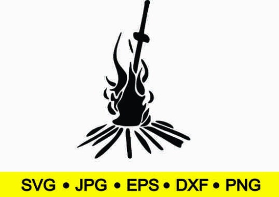 Dark Souls Bonefire Svg Praise The Sun Svg Dark Souls Etsy
