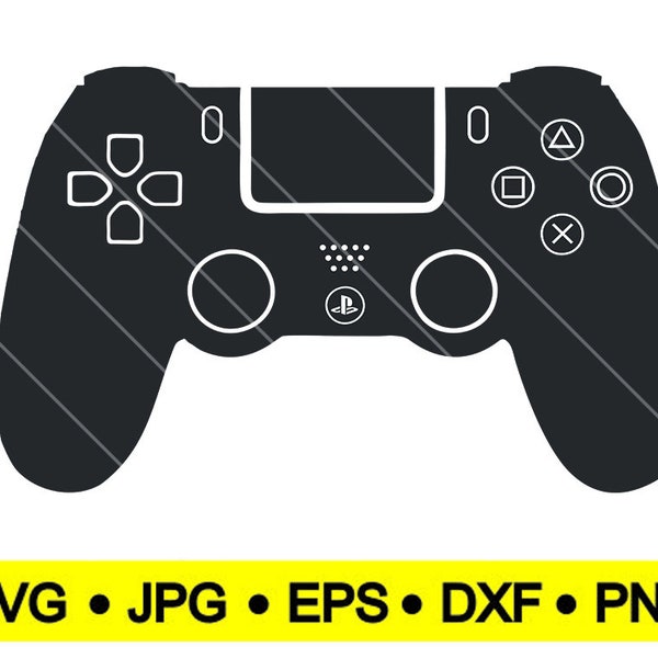 PlayStation Controller,Play Station,PS4 SVG, PNG,Jpeg,video game svg, gamepad svg, cut file, design, dxf, clipart, vector, icon, eps, pdf