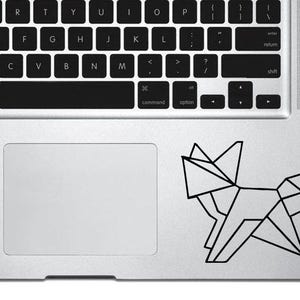 Geometrical Fox Vinyl Decal, Fox decal, Fox Sticker, Laptop Decal, Car Sticker,Graphic Art Decal,Geometric Animals, Geometrical Art