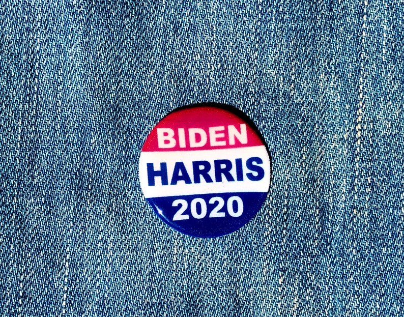 Biden Harris 2020 Election Pin Button 1.25