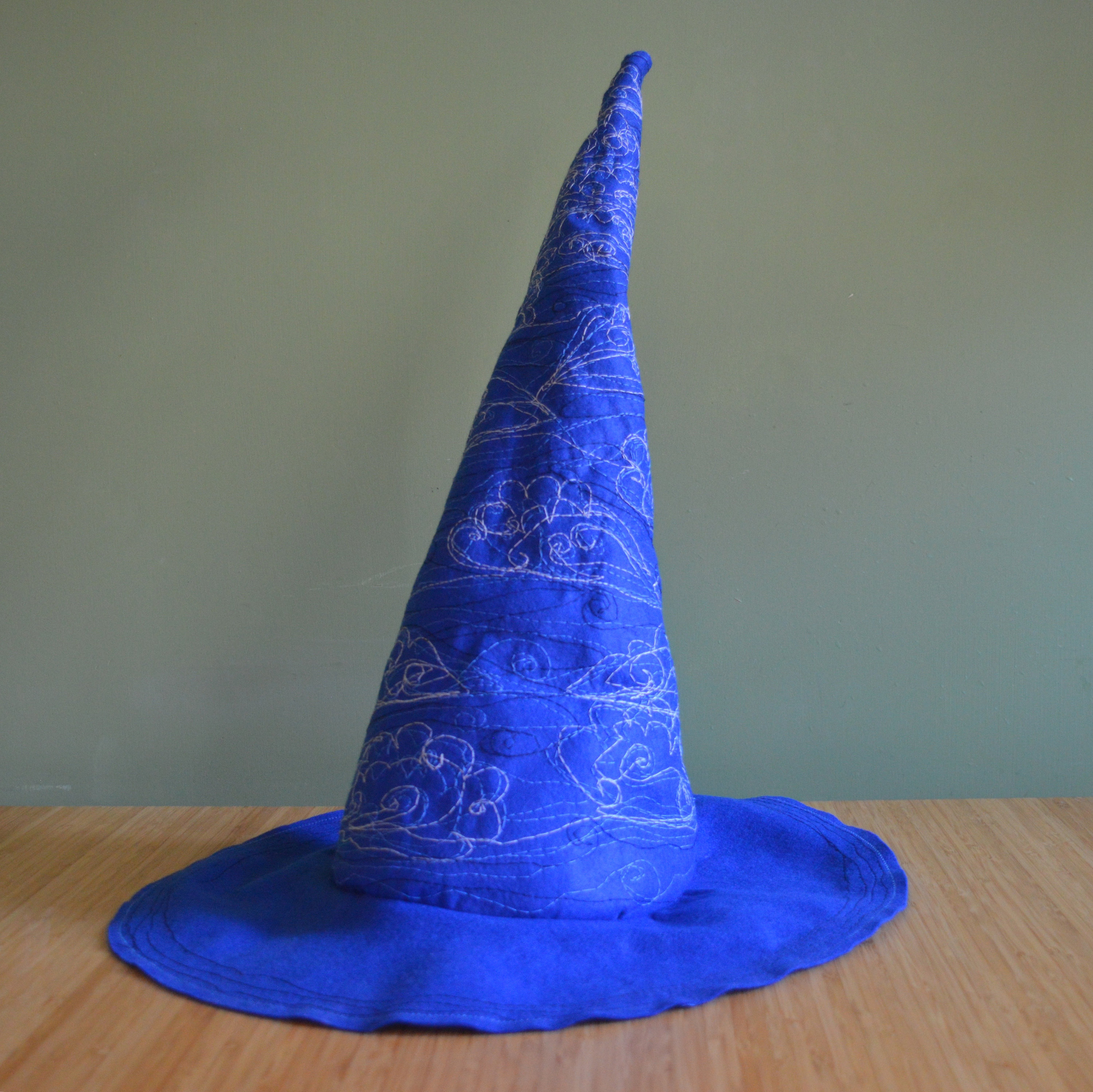 Cloudy Blue Witch Wizard Hat Adult | Etsy