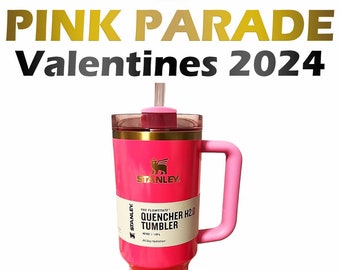 Stanley Quencher H2.0 FlowState 40 oz Tumbler - Pink Parade : :  Home