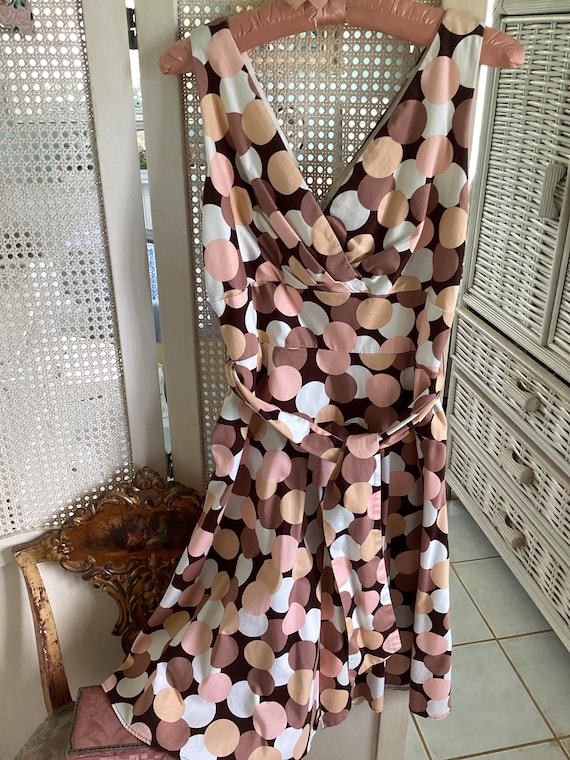 Sandra darren polka dot dress new arrivals