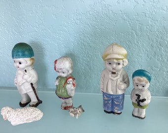 Reduced! Antique Bisque Dolls Some with accessories, Sold Individually