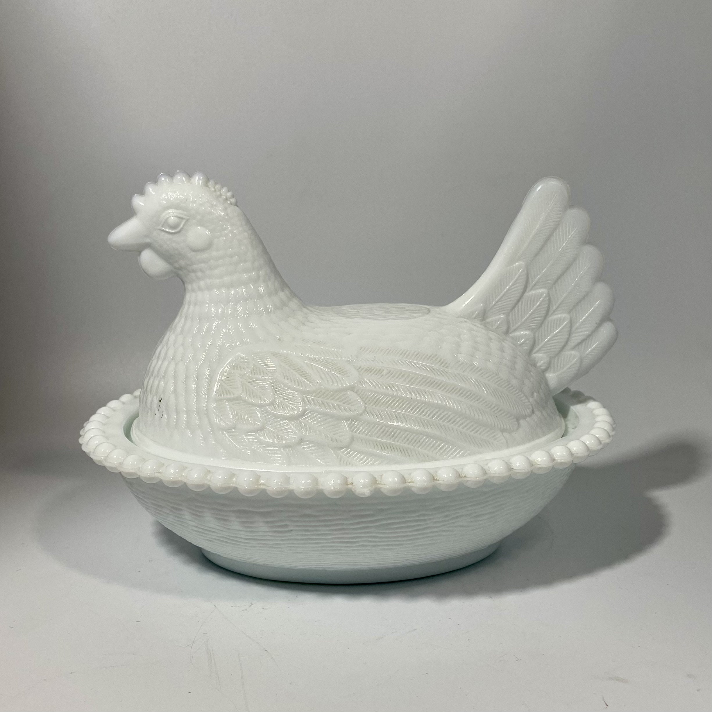 Amazon.co.jp: INDIANA GLASS Chicken Dish アンカーホッキング