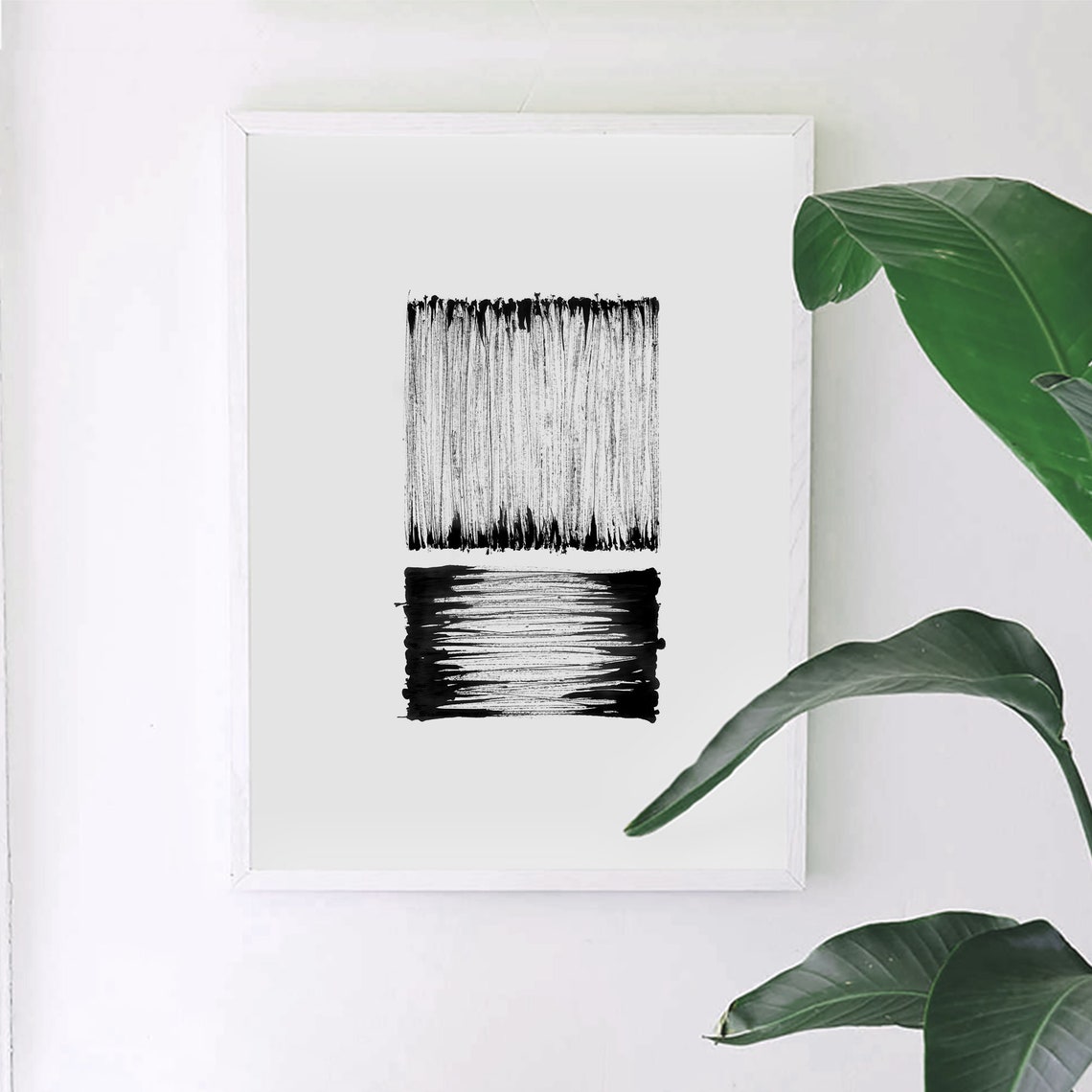 Minimalist Wall Art Black and White Prints Modern Black - Etsy Australia
