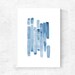 Blue Grey Modern Watercolor Printable Art, Minimalist Blue Grey Wall Art Downloadable, Original ...