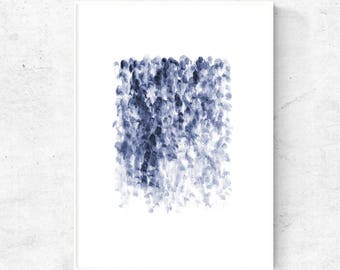Blue art, abstract painting instant download, Contemporary digital art download, printable abstract wall art, watercolor art prints download