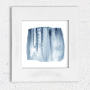 Blue Grey Wall Art, Abstract Watercolor Art, Printable Artwork, Download Print , Square Art ...