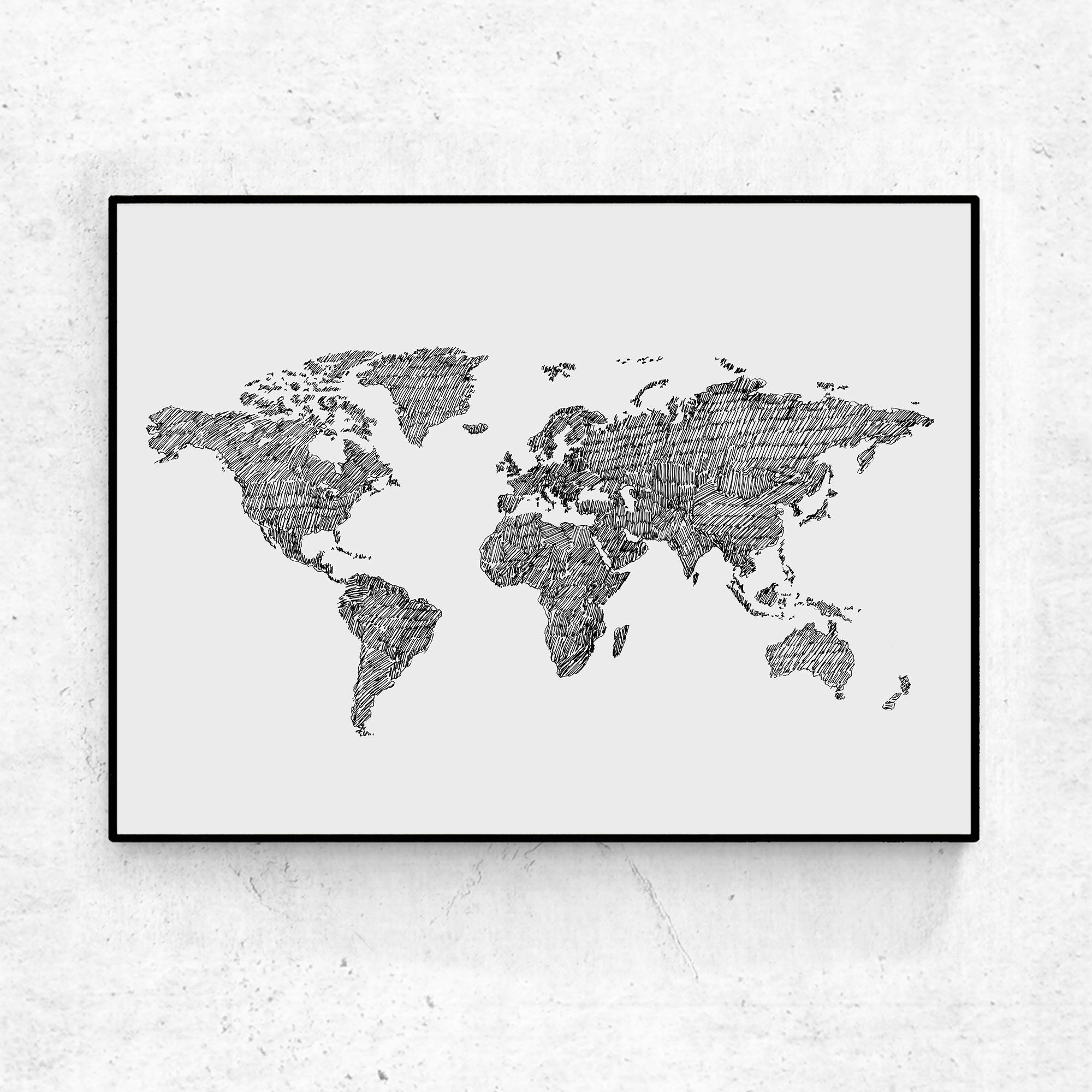 World Map Art Print Printable World Map Large Print Black Etsy world-map-art-print-printable-world-map-large-print-black-etsy
