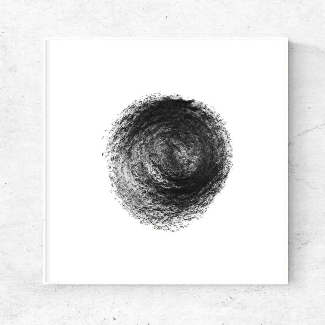 Charcoal Abstract Art, Charcoal Sketch Digital Print, Charcoal Art