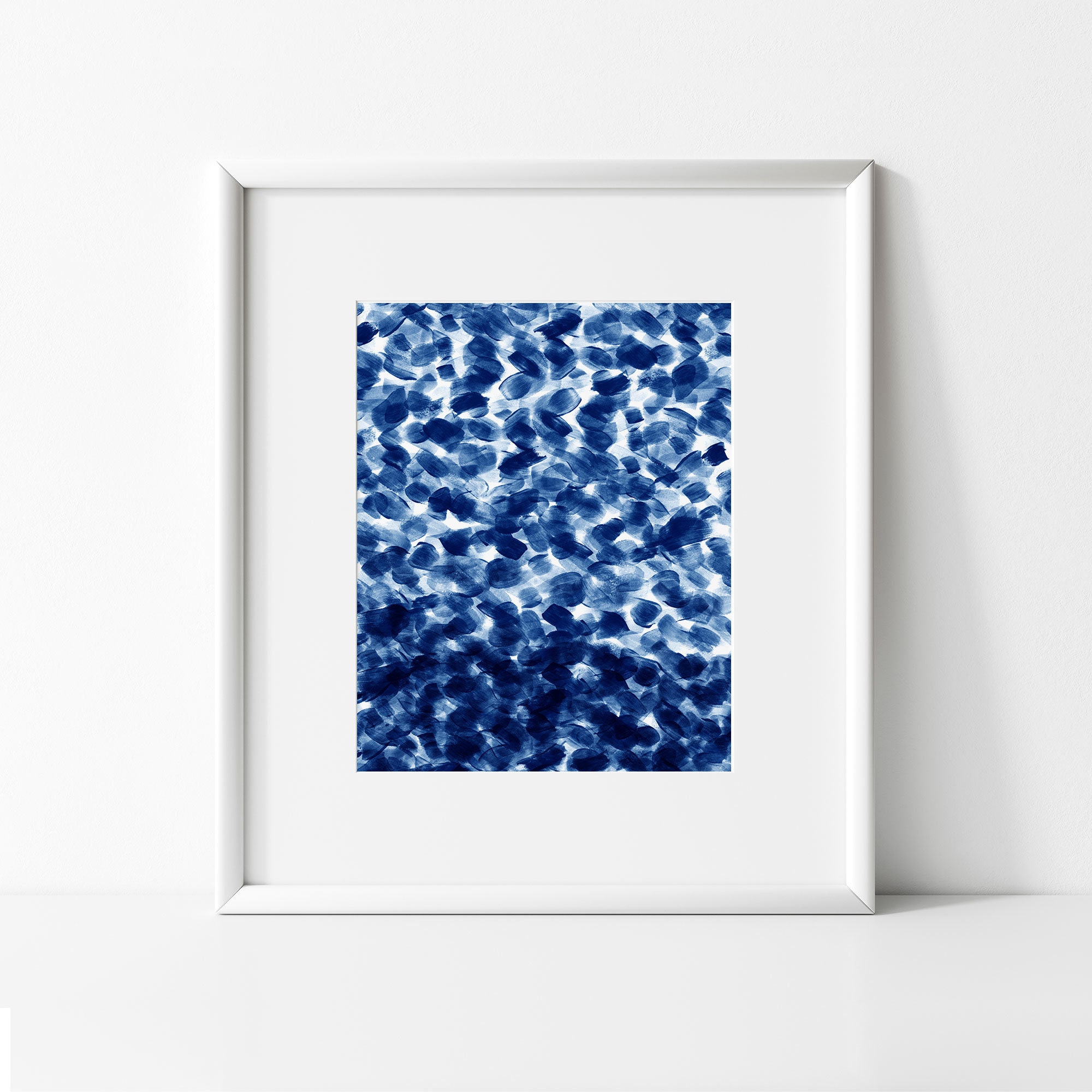 Blue Watercolor Printable Calming Art Poster for Download | Etsy