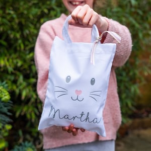 Personalised Easter Egg Hunt Bag - Easter Gift Bag - Easter Tote -