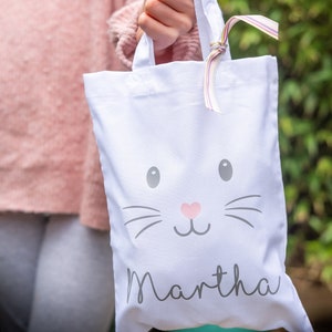 Personalised Easter Egg Hunt Bag Easter Gift Bag Easter Tote image 2