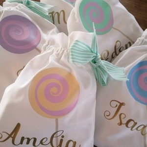 Candy Land Party Bags - Pastel Party Bags - Personalised Goodie Bags