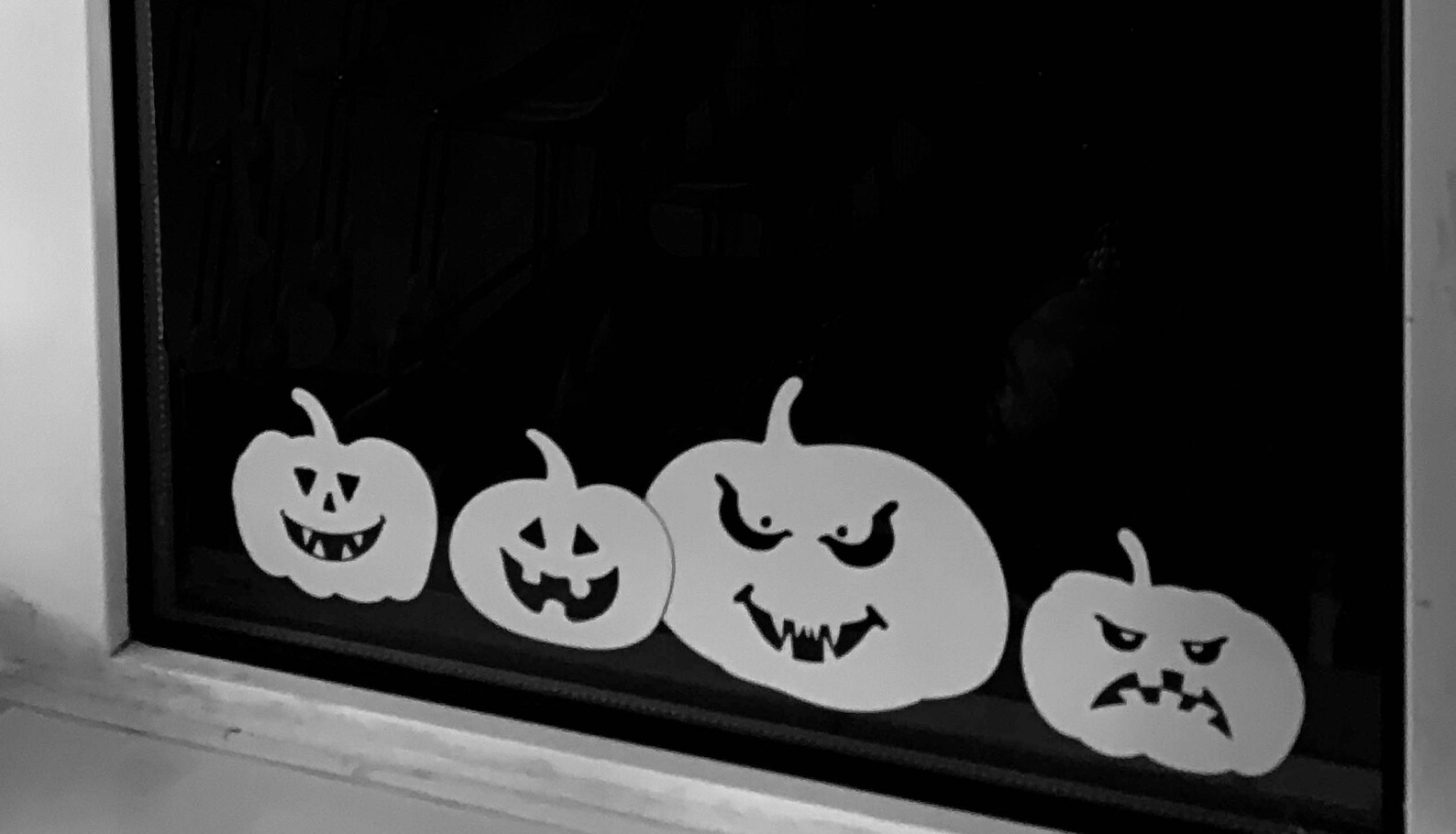 Halloween Window Decals Lots of Designs Removable Vinyl Etsy UK
