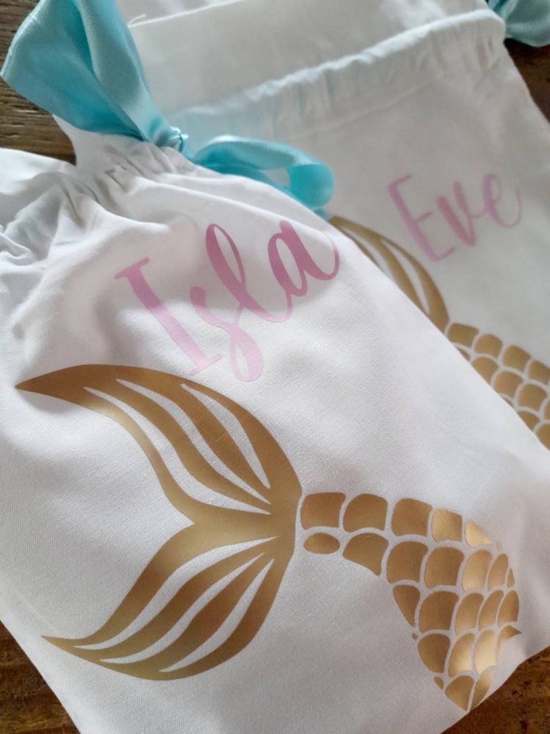 Personalised Mermaid Party Bags - Etsy