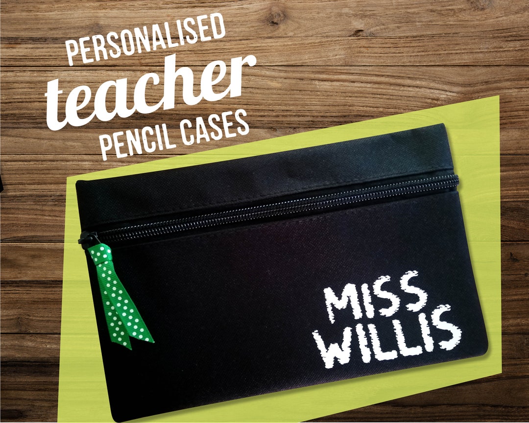 Personalised Pencil Case - Teacher Gift - Etsy