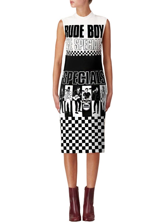 mock neck t shirt dress