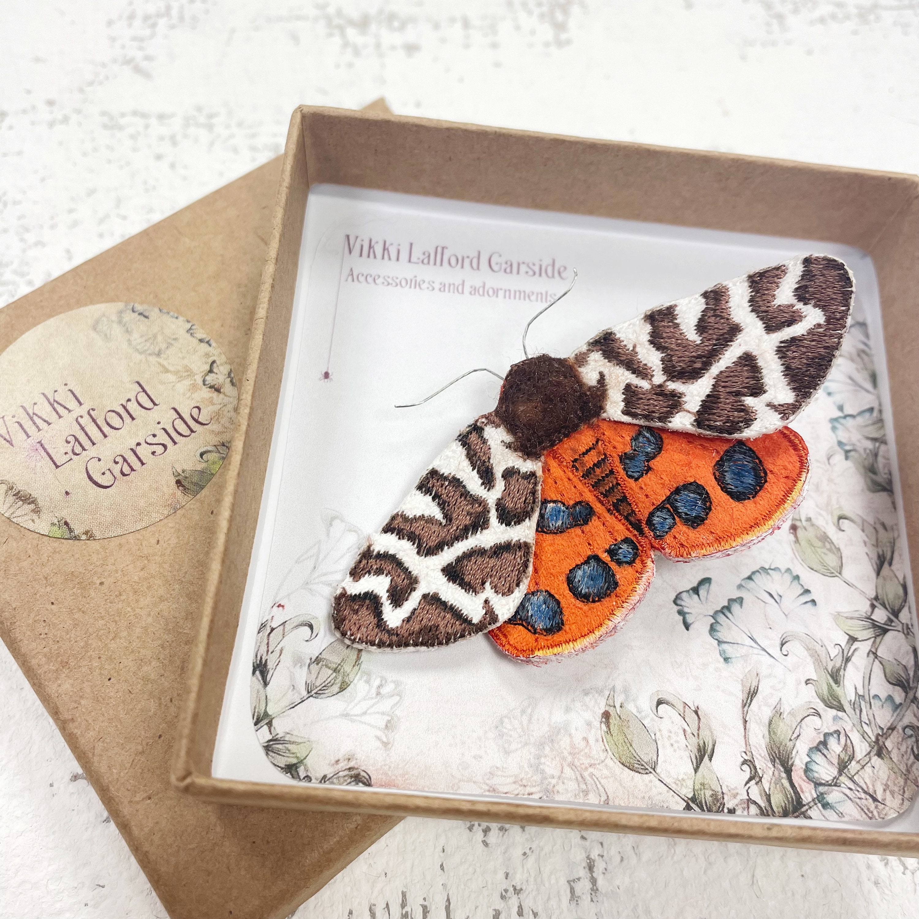 Moth Brooch - Etsy