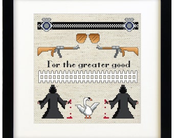 For the Greater Good -DIGITAL PDF Cross Stitch Pattern