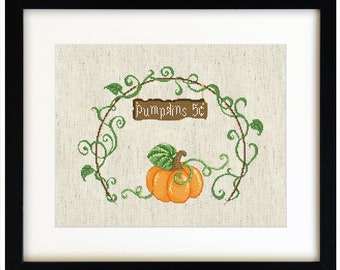 Livin' the Gourd Life - DIGITAL PDF Cross StitchPattern