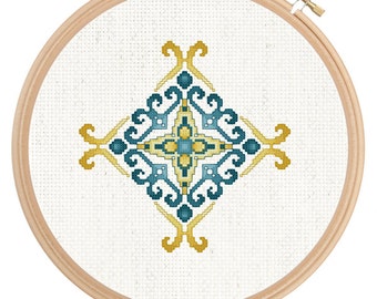 Geometric 1 -DIGITAL PDF Cross Stitch Pattern