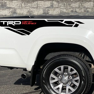 Aufkleber Sticker für TRD Off-Road (rot Off-Road) Tacoma 3.Generation Toyota LKW PAAR 2er-Set