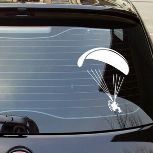 Paramotor Ppg Powered Paraglider Vinyl Decal Sticker (2 Pack) USA