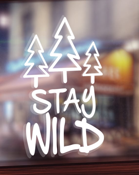 Estancia Wild Vinilo Calcomania Pegatina Camping Al Aire Libre Etsy