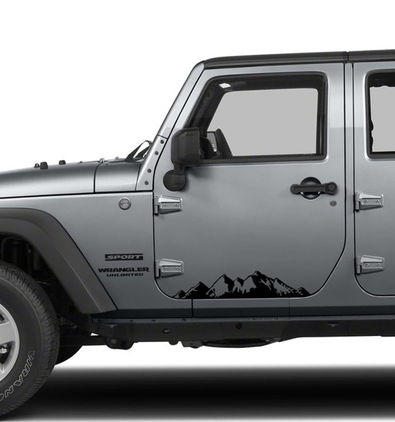 Mountains Decal for for Jeep WRANGLER Stickers Rubicon - Etsy Mountains Decal for for Jeep WRANGLER Stickers Rubicon - Etsy