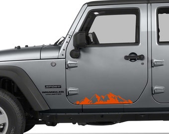Calcomanía montaña para para Jeep WRANGLER Pegatinas