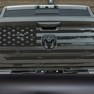 Tailgate II Distressed American  Flag decal for Pickup Trucks Usa