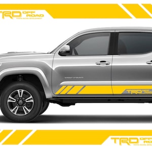 Decal Sticker  for pickup Side Door fits TRD Tacoma Tundra  or Any Toyota truck PAIR set of 2