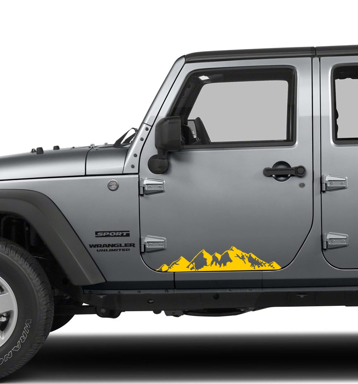 Mountains Decal for for Jeep WRANGLER Stickers Rubicon Etsy
