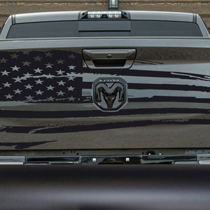 Tailgate Distressed American Flag Aufkleber für Pickup Trucks USA