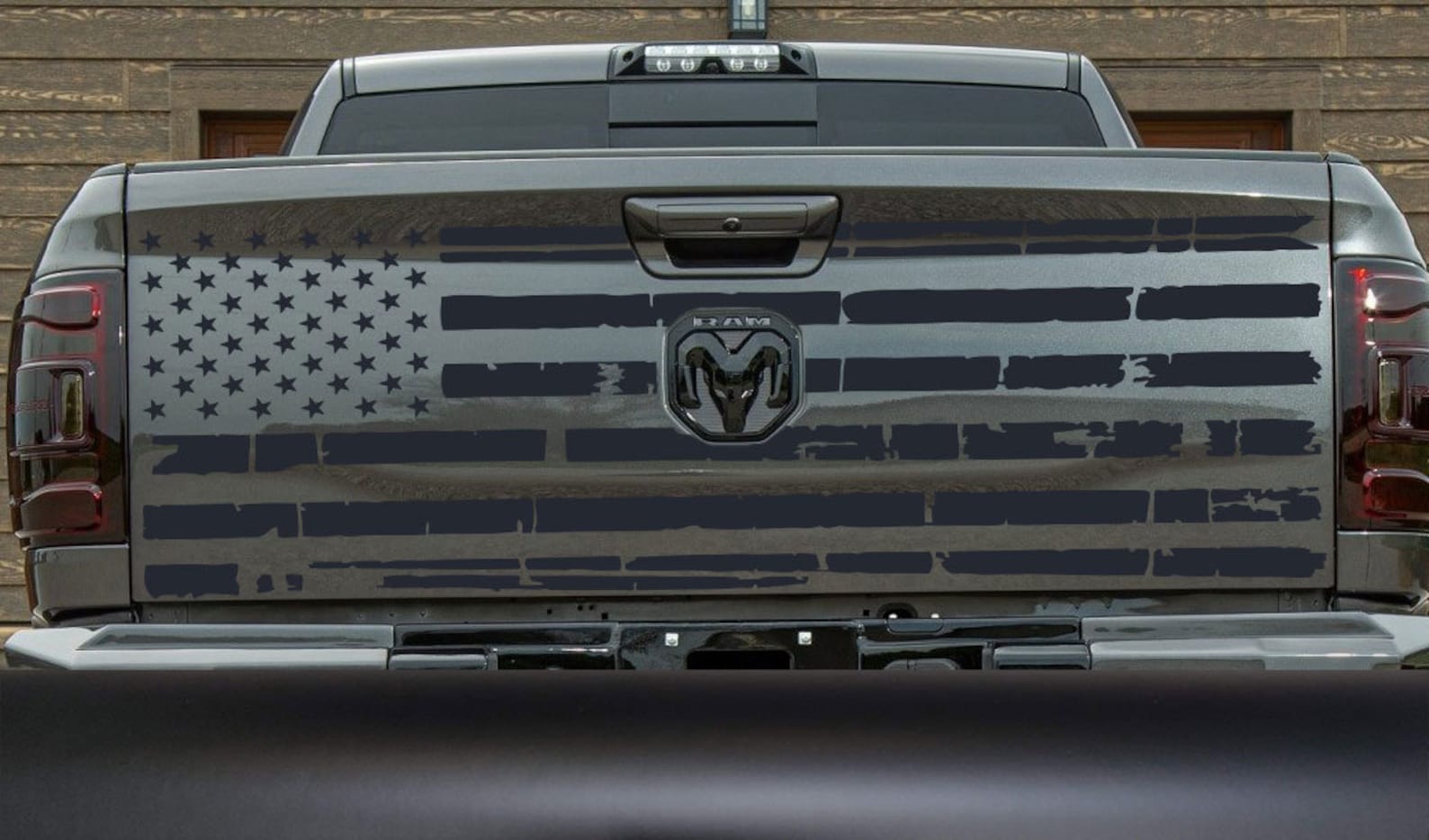 Tailgate Distressed American Flag Decal for Pickup Trucks Usa Etsy