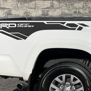Decal Sticker  for pickup TRD Off Road ReTacoma 3rd generation Toyota truck PAIR set of 2