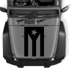 Puerto Rico Flag Hood Decal for Jeep  Pickup Trucks and others Boricuas