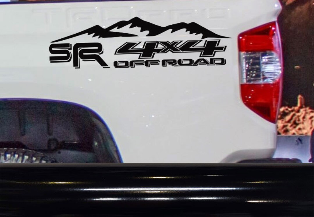 SR 4x4 off Road Vinyl Decal Sticker Toyota Tacoma Tundra Truck Bedside ...