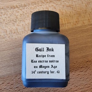 Gall ink from medieval recipes image 3