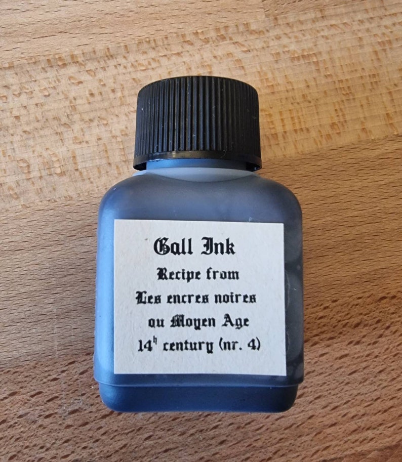 Gall ink from medieval recipes image 3