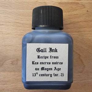 Gall ink from medieval recipes image 2