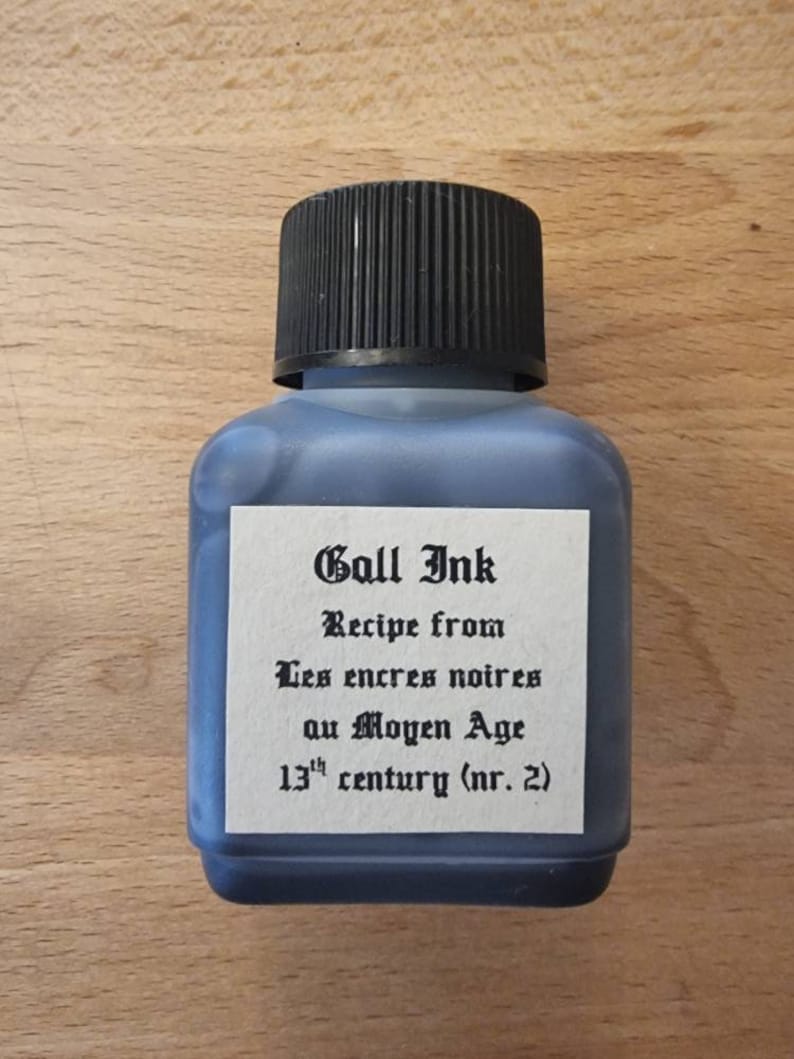 Gall ink from medieval recipes image 2